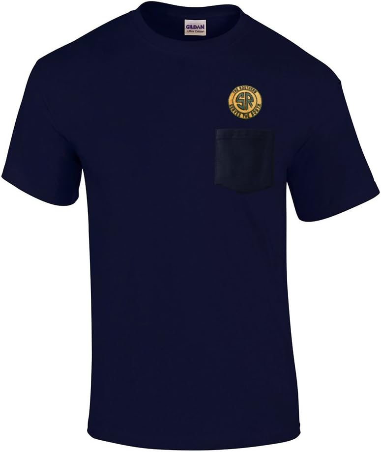 Daylight Sales Southern Railway Embroidered Pocket Tee [p27] - Navy