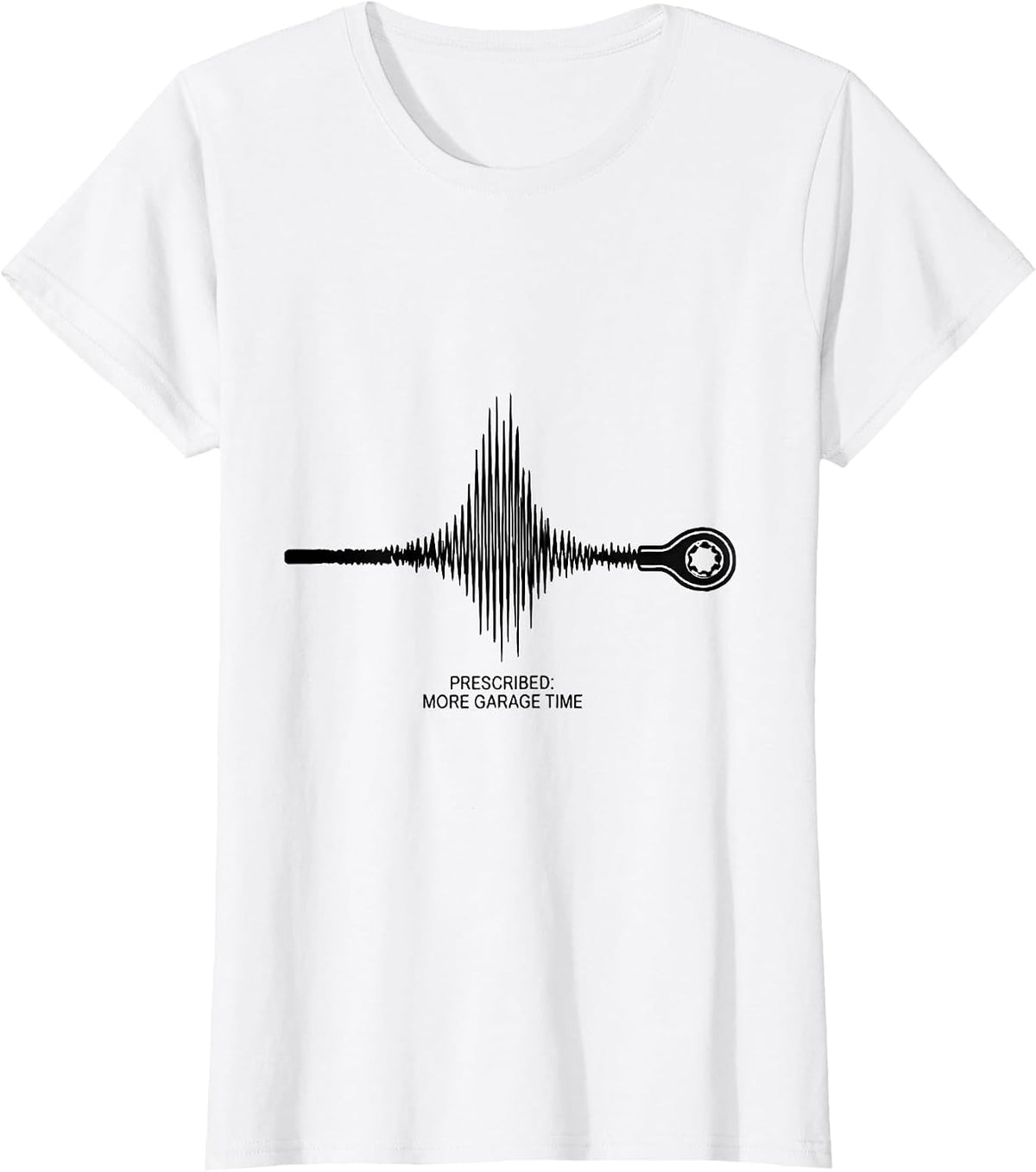 More Garage Time Auto Enthusiast Car Guy Mechanic Humor T-Shirt - White