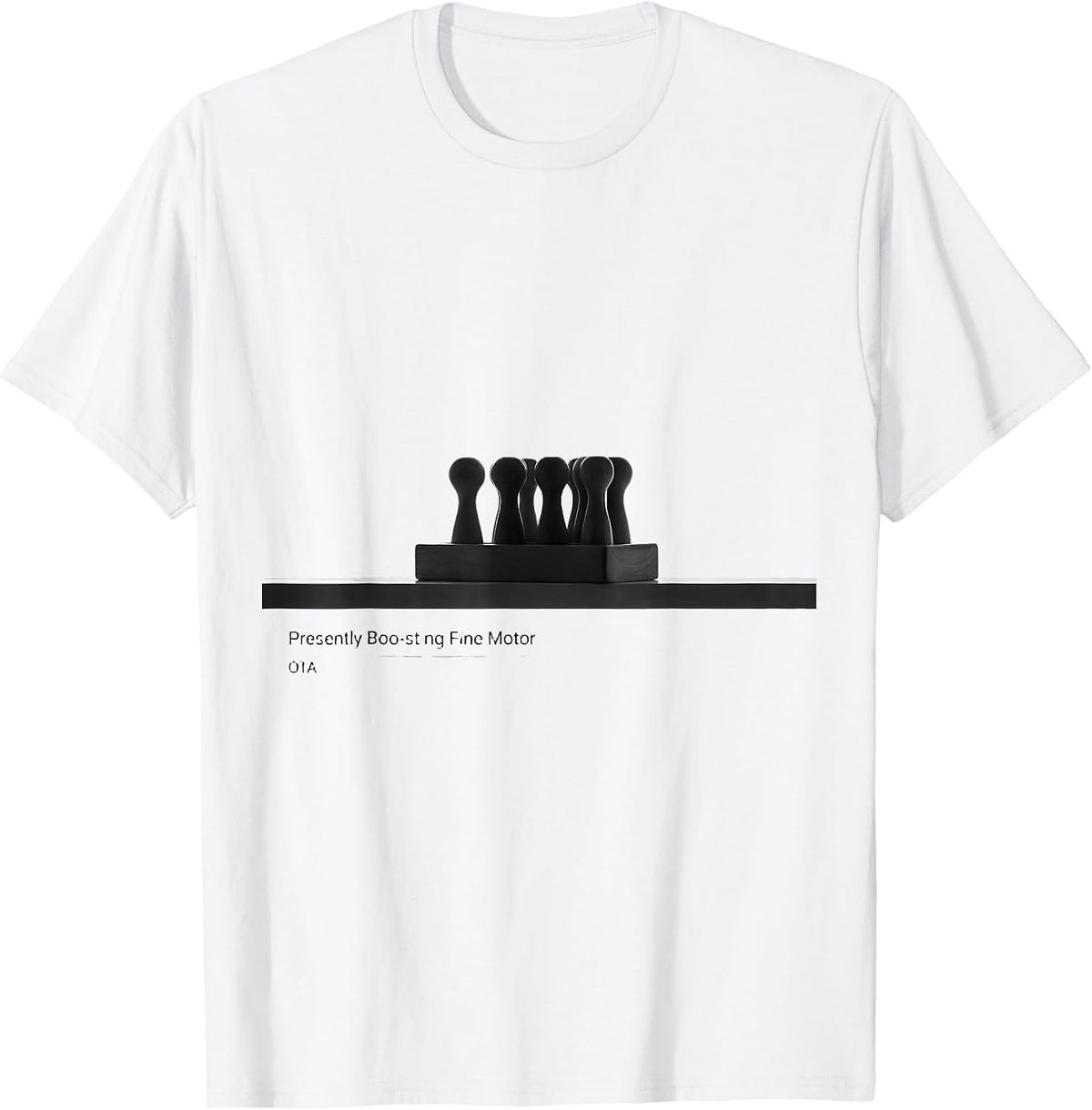 Men's Presently Boo-sting Fine Motor OTA Occupational Therapy T-Shirt - White