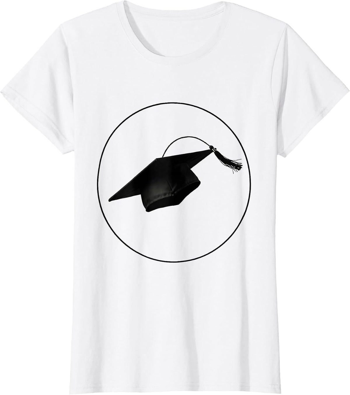 English Teacher Graduation Cap Toss Graphic T-Shirt - White
