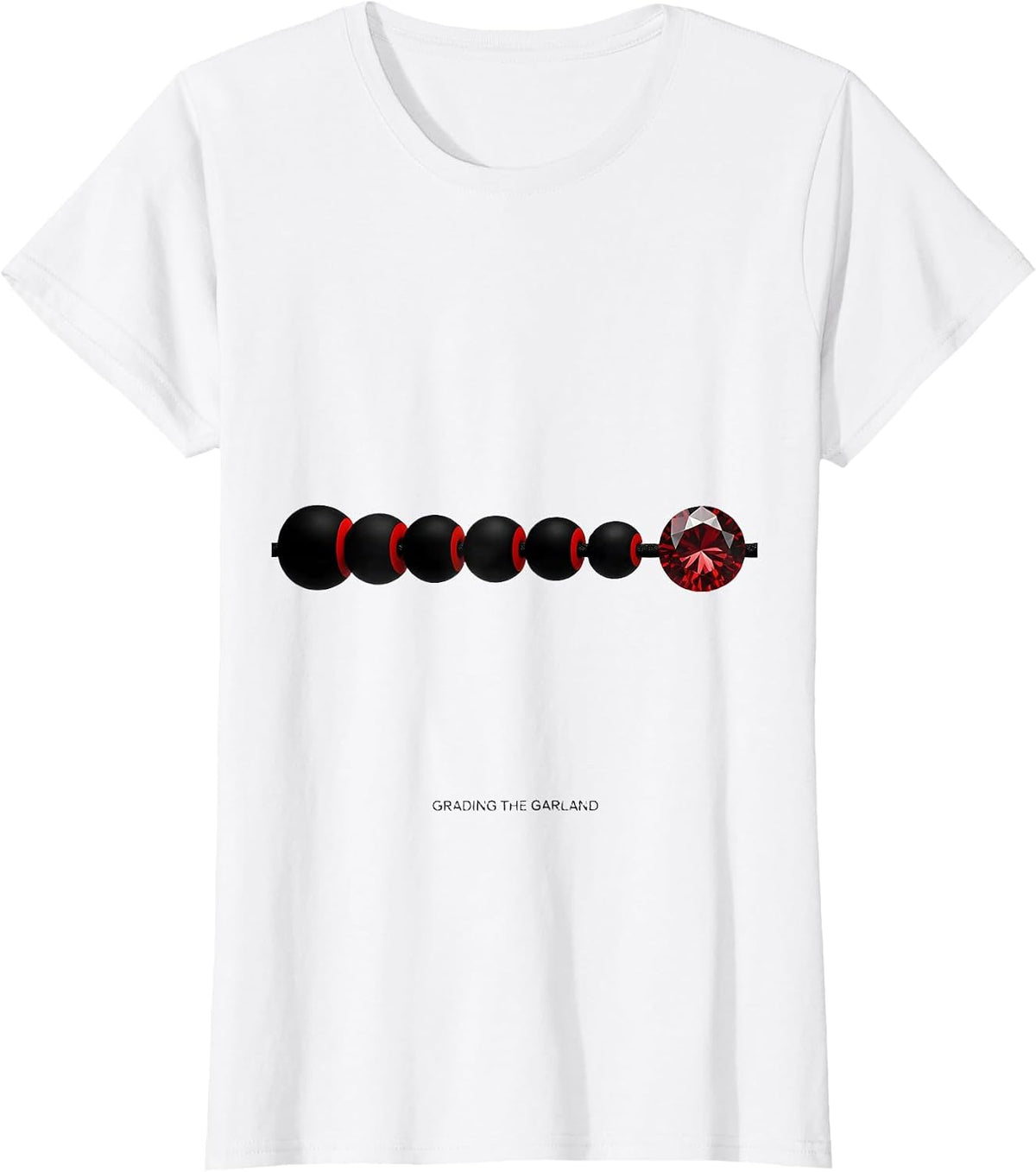 Grading The Garland Geometric Occupational Therapy Christmas T-Shirt - White