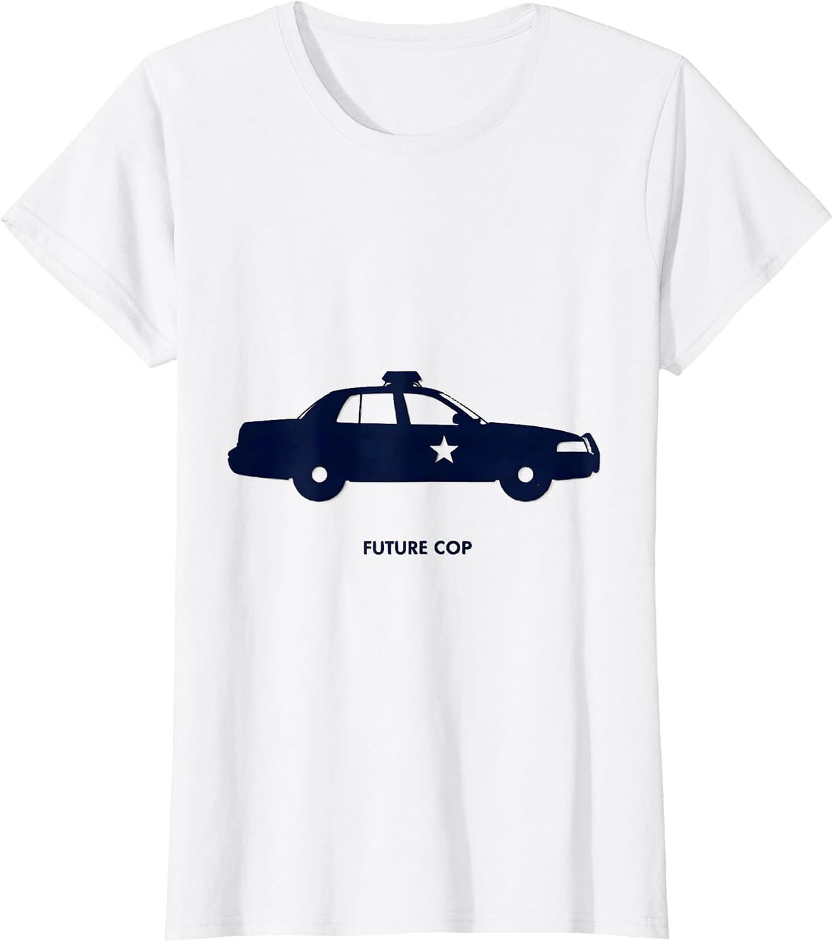 Future Cop Police Costume Halloween Officer Kids Toddler T-Shirt - White