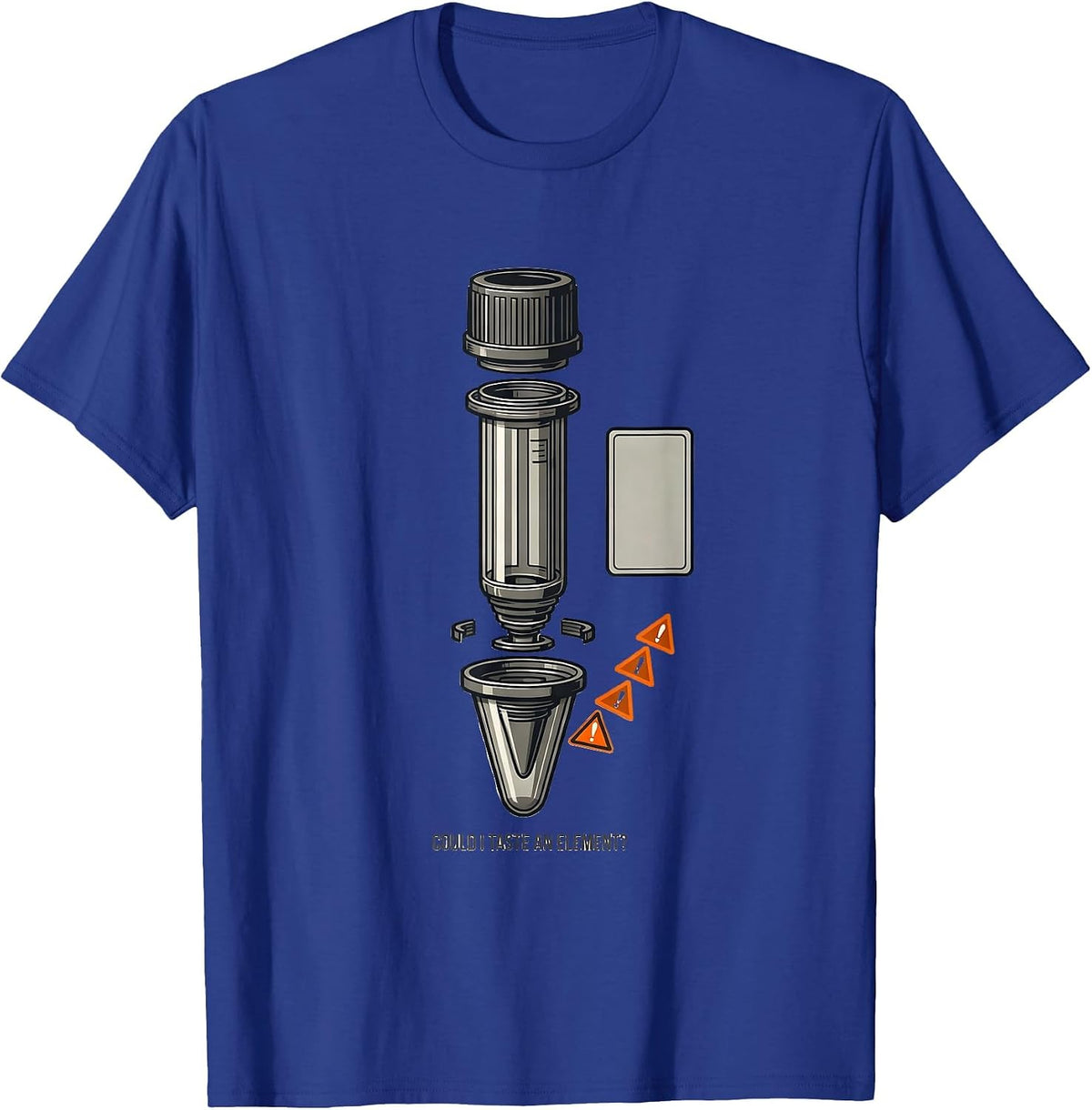 Could I Taste An Element Funny Periodic Table Science T-Shirt - Royal Blue