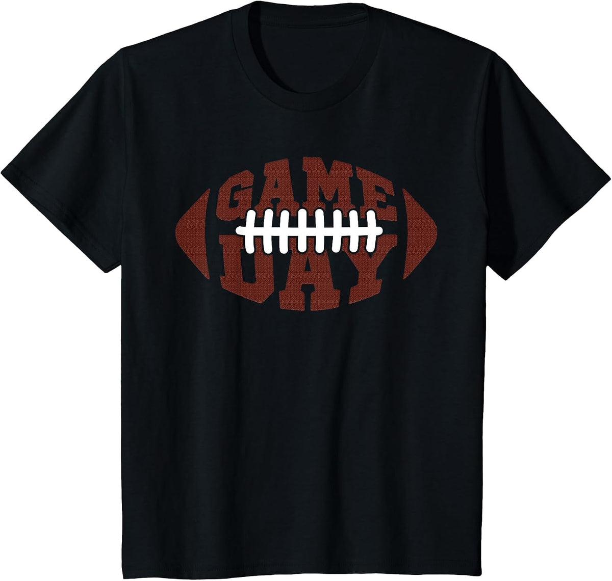 Game Day American Football Sport Lover Game Day Vibes T-Shirt - Black