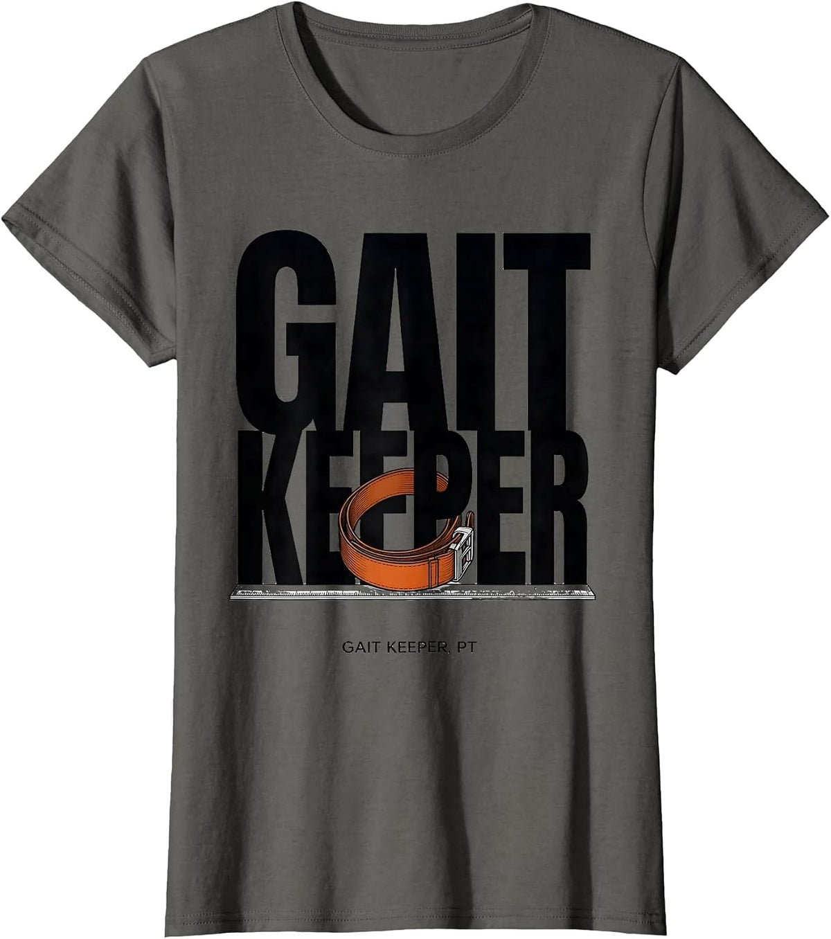 Women's Gait Keeper PT Occupational Therapy Halloween Trick T-Shirt - Asphalt Grey