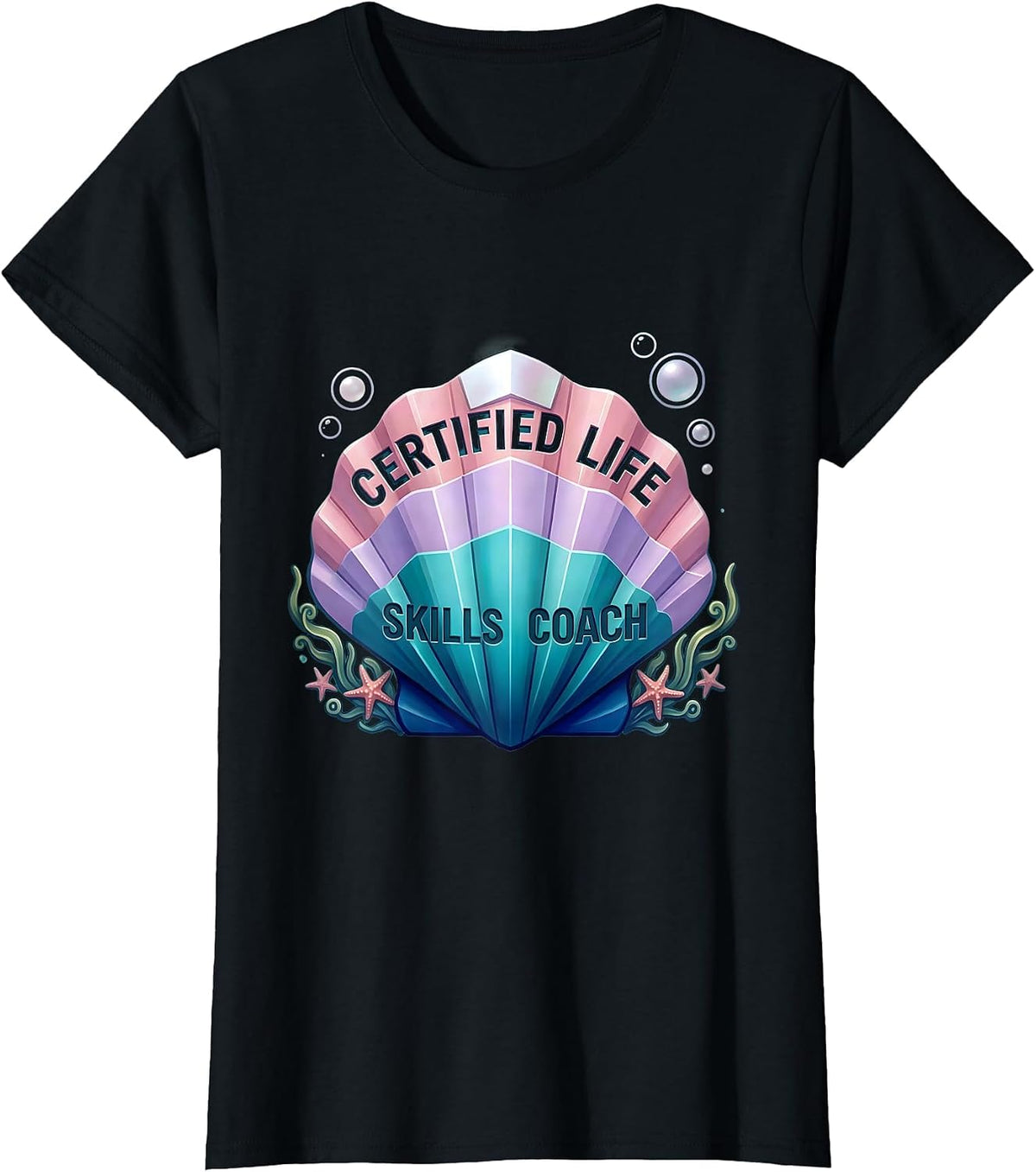 Certified Life Skills Coach Occupational Therapy T-Shirt - Black