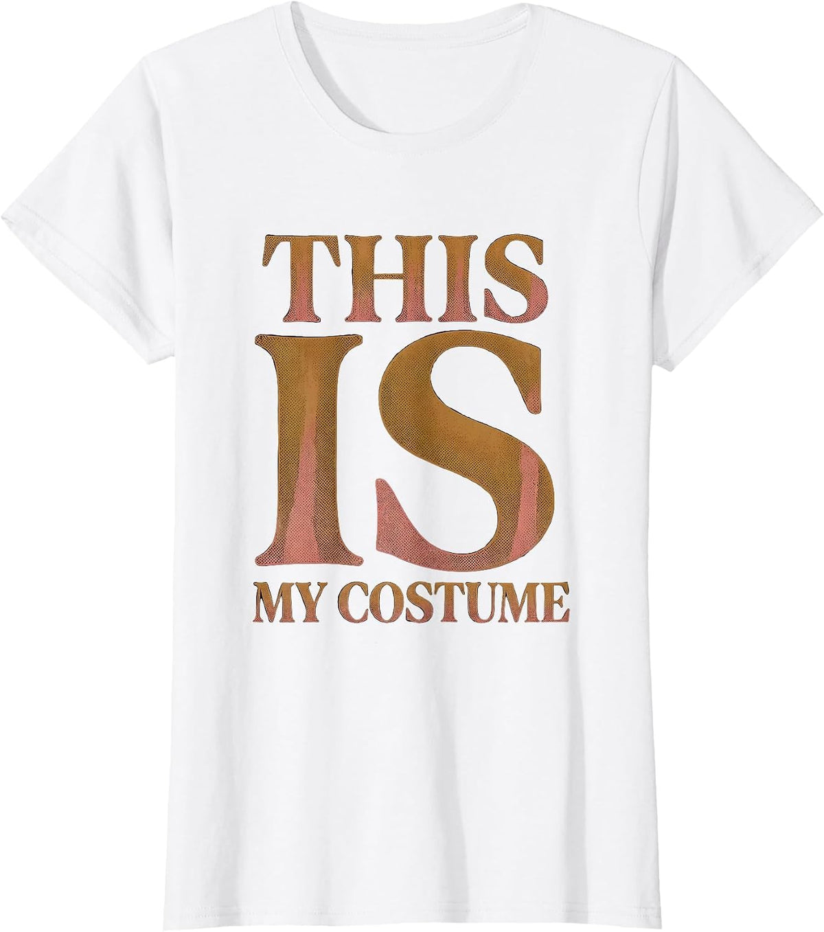 This Is My Costume Halloween Police Officer Design T-Shirt - White