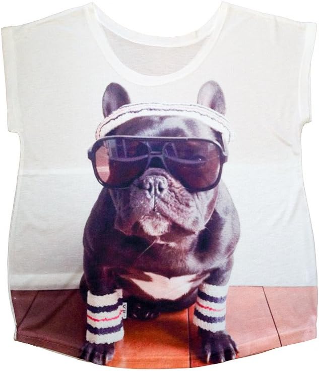 No Sweat French Bulldog Women's T-Shirt White - As Pictured