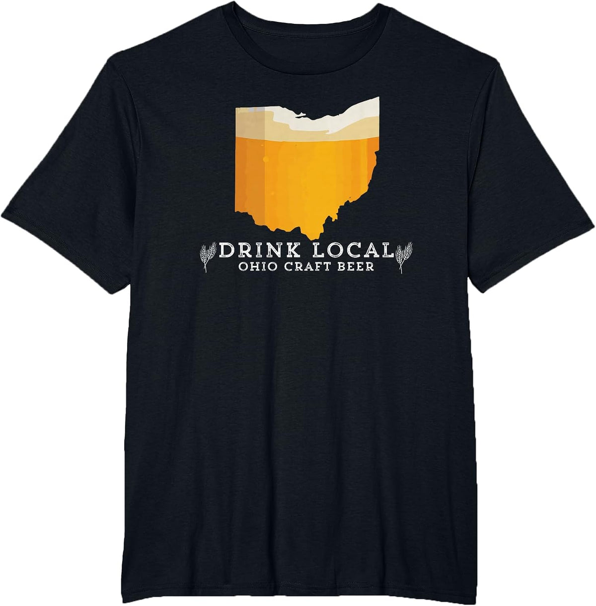 Drink Good Local Craft Beer: Ohio T Shirt T-Shirt - Black