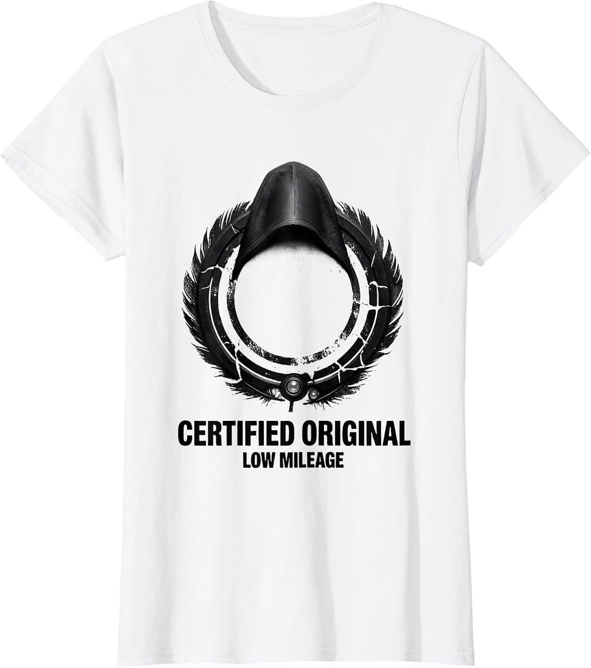 Certified Original, Low Mileage Vintage Muscle Car T-Shirt - White