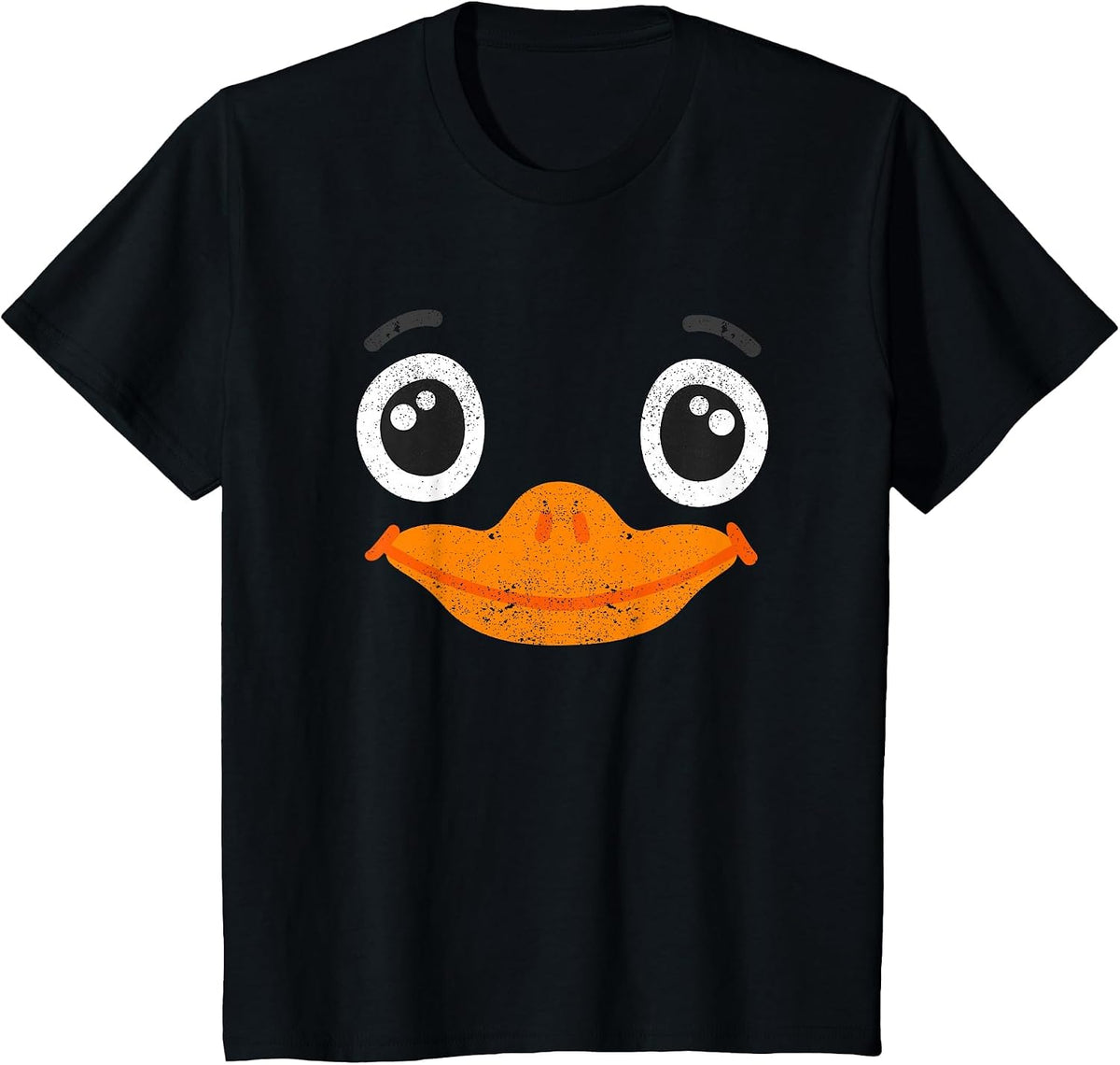 Halloween Duck Face Costume Animals Cute Easy Ducks Lovers T-Shirt - Black