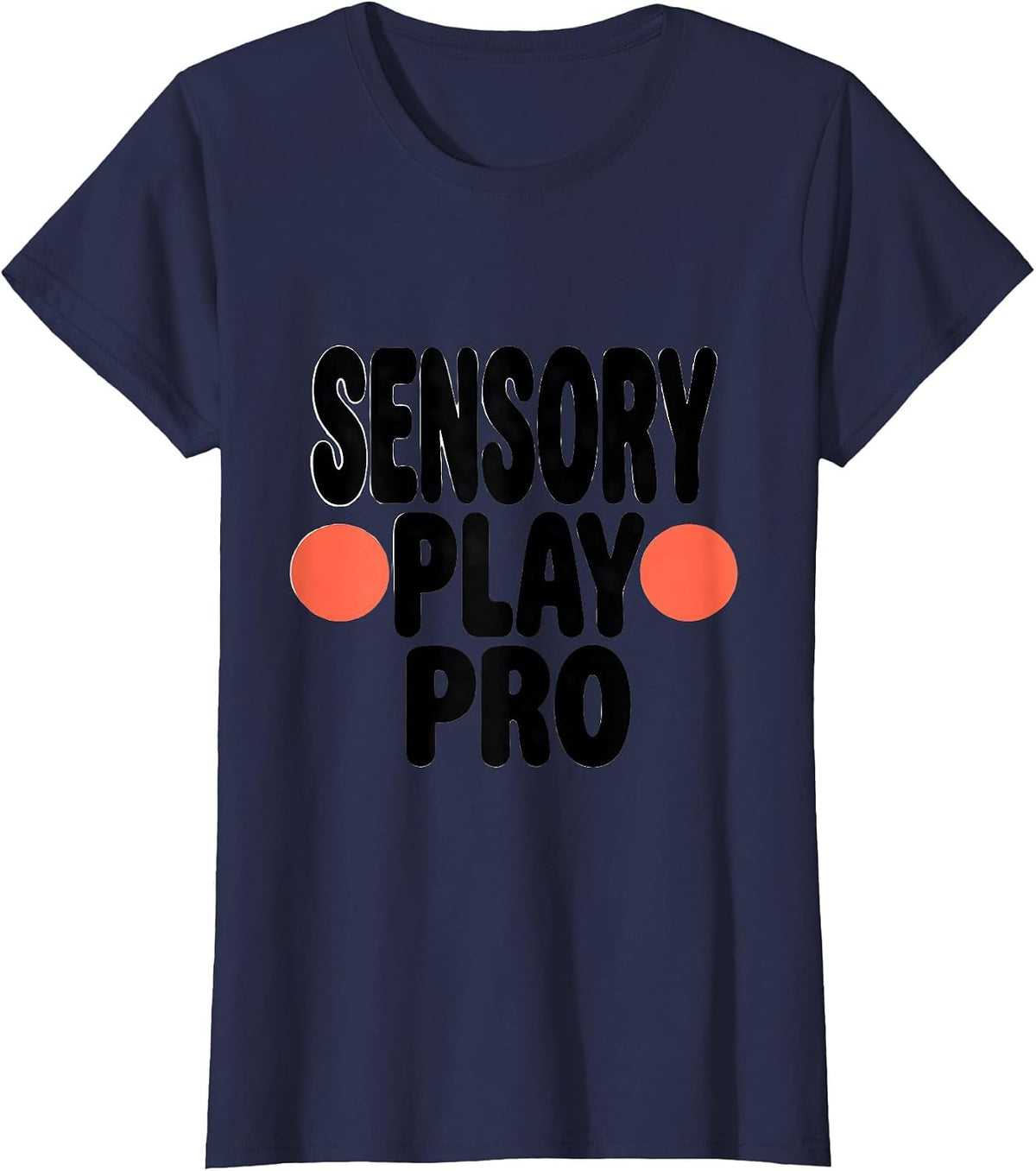 Women's Sensory Play Pro Occupational Therapy OT Student Playful T-Shirt - Navy Blue