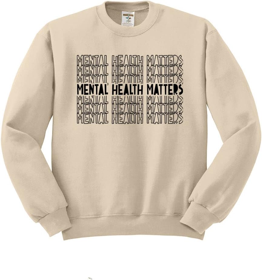 Mental Health Matters Sweatshirt Unisex - Sand
