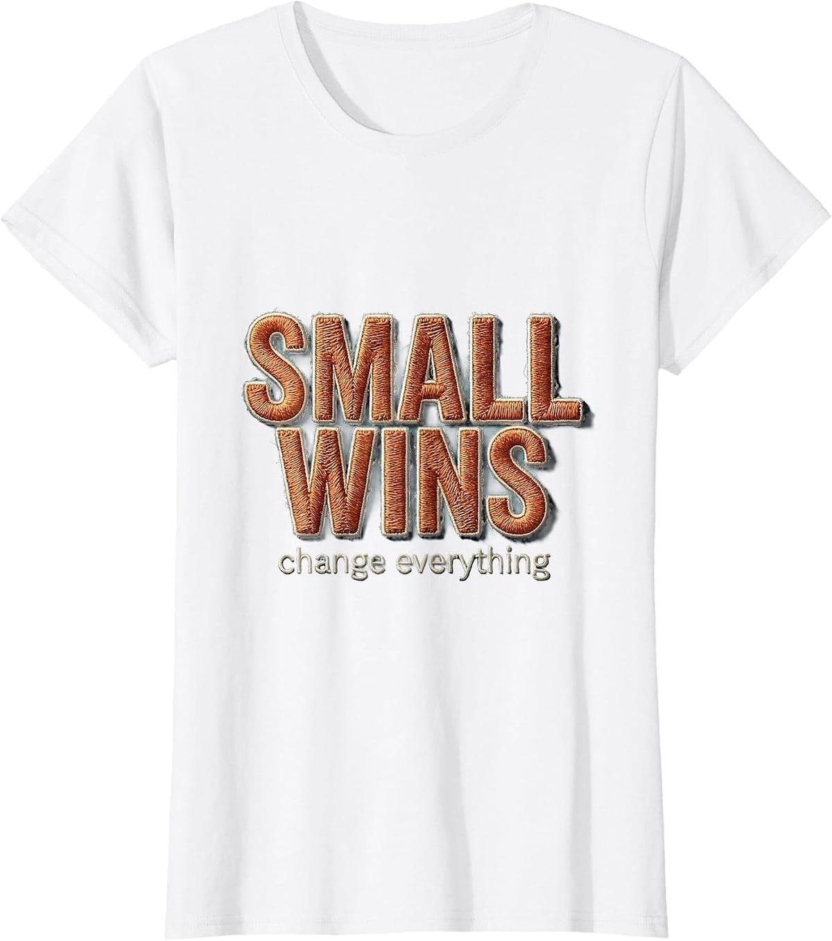 Women's Small Wins Change Everything Occupational Therapy T-Shirt - White