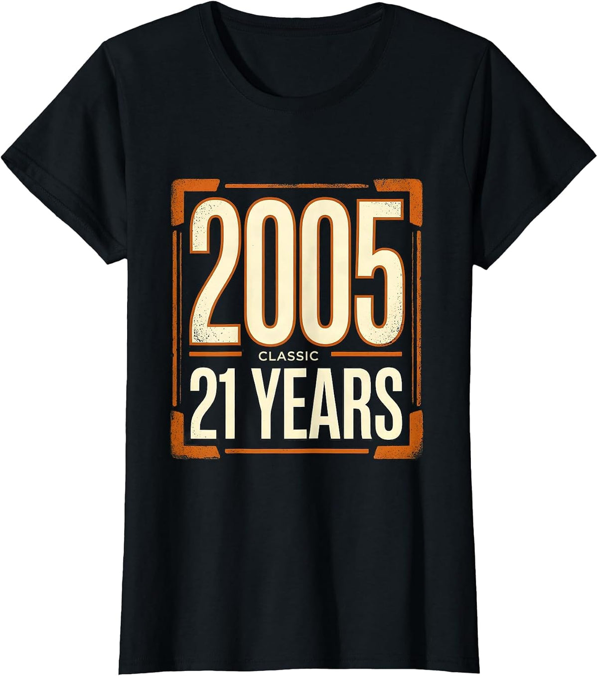 Women's Classic 2005 21 Years Vintage Birthday Gift 21st Milestone T-Shirt - Black