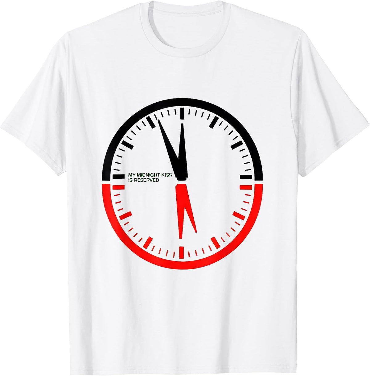 Men's My Midnight Kiss Is Reserved Geometric Naughty Couple New T-Shirt - White