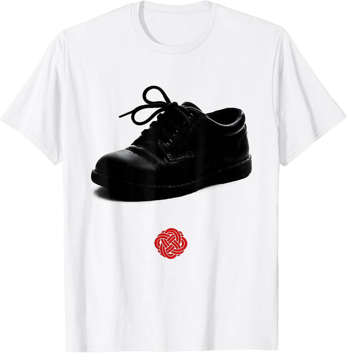 Men's Lace Loop Teacher Appreciation Warm Workplace Humor T-Shirt - White