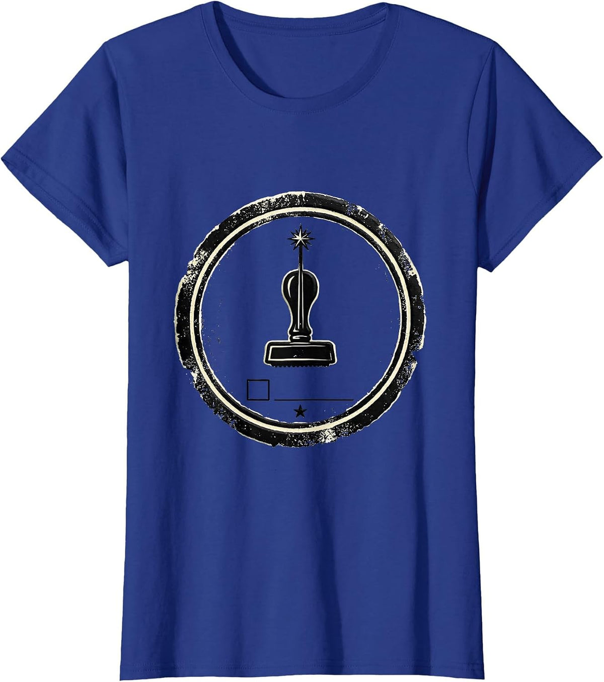 Women's Ringed Seal Fairy Godmother Whimsical Baby Gift T-Shirt - Royal Blue