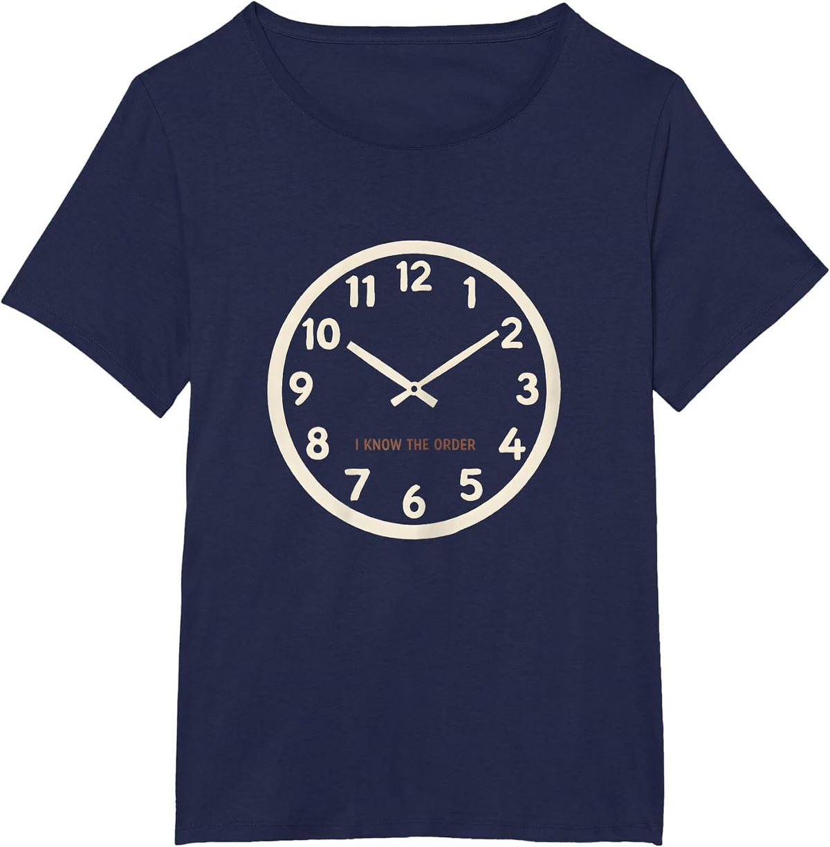Women's I Know The Order Funny Mechanic Garage Car Guy Humor T-Shirt - Navy Blue