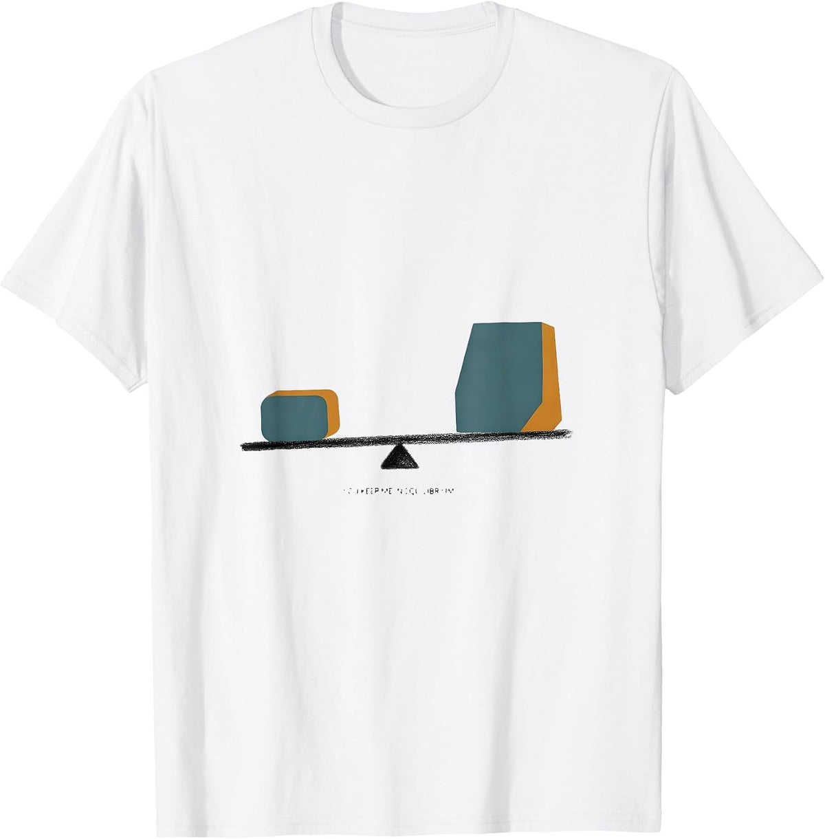 Men's You Keep Me In Equilibrium Funny Science Nerd Gift T-Shirt - White