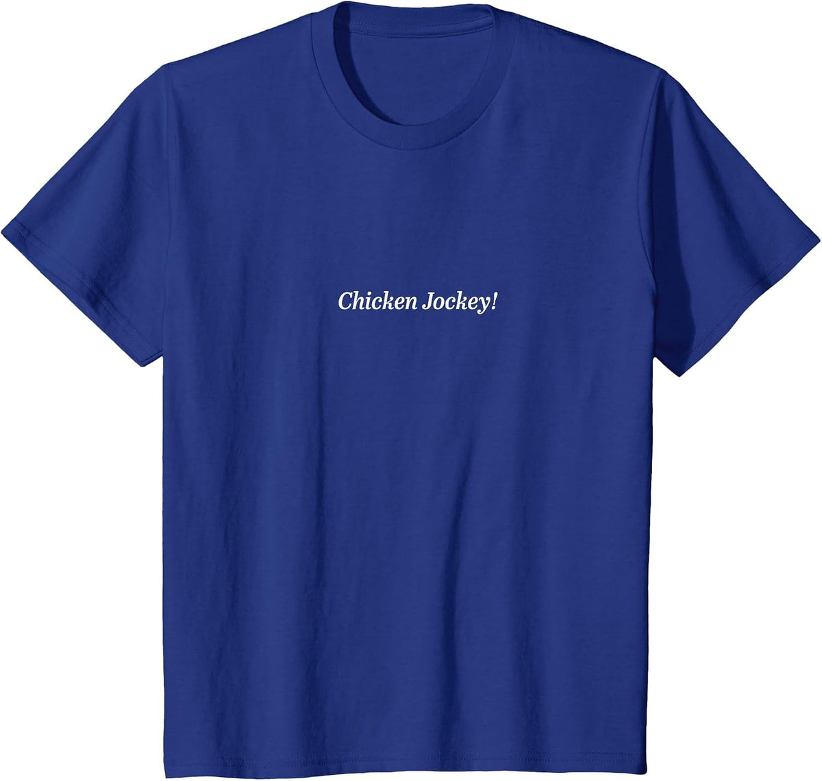 Chicken Jockey T-Shirt - Royal Blue
