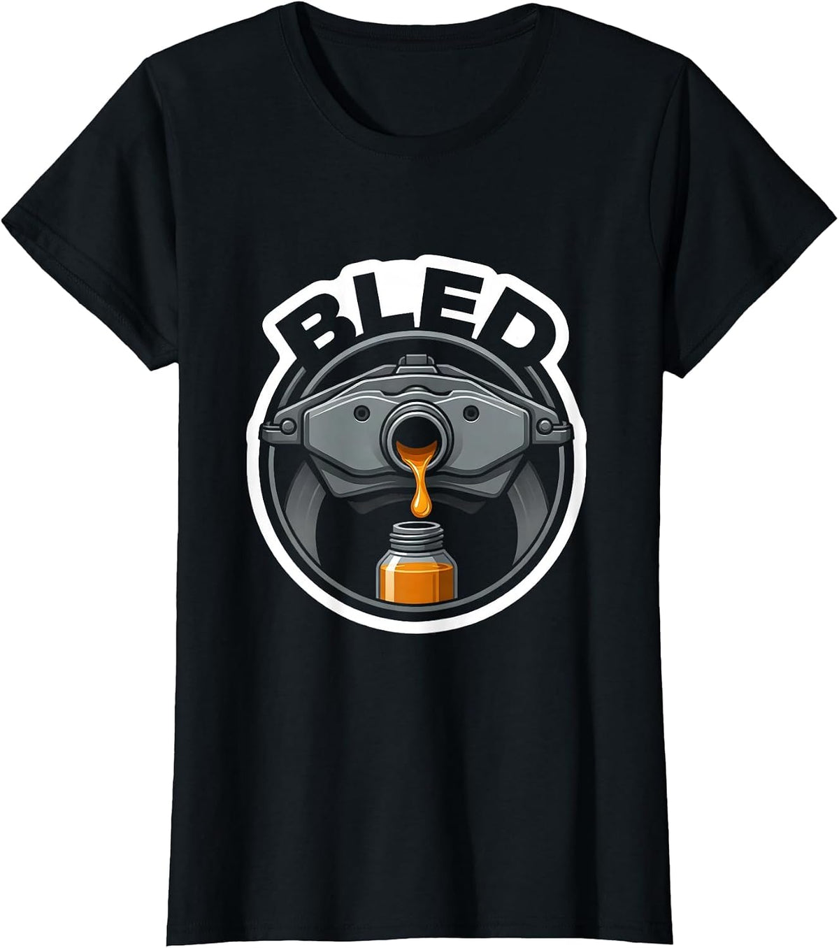 Bled Funny Car Enthusiast Mechanic Car Guy Gift T-Shirt - Black