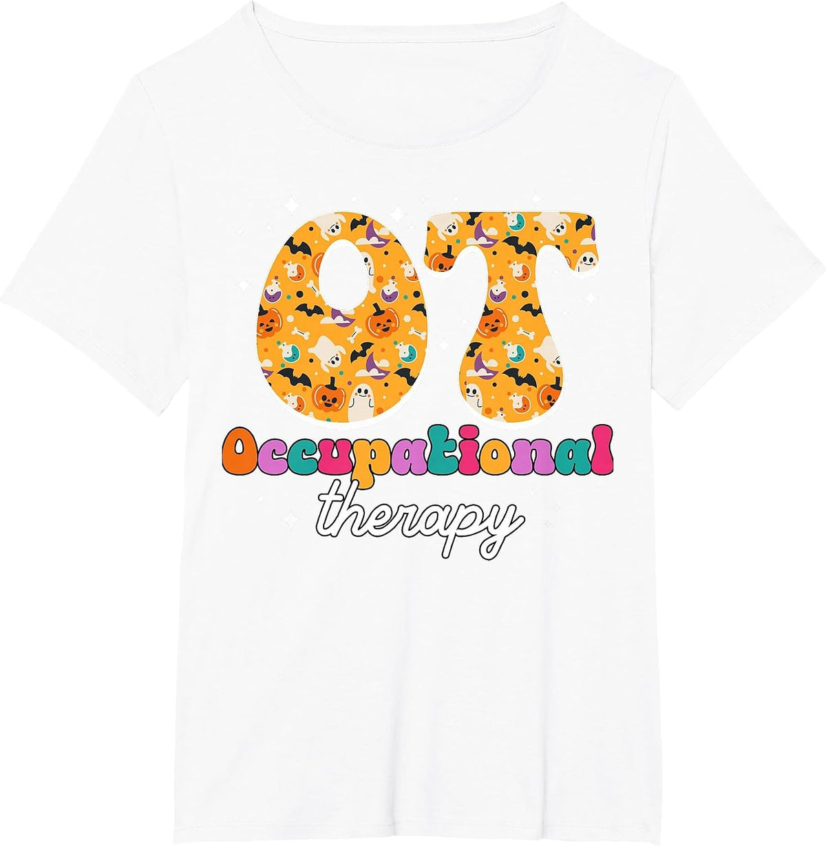 Ot Occupational Therapy Therapist Halloween OTA Fall Pumpkin T-Shirt - White