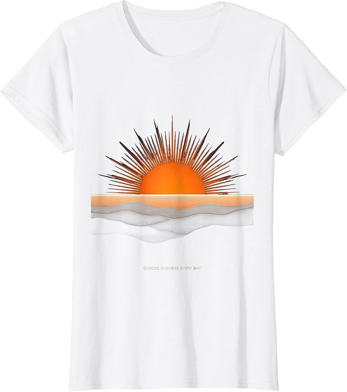 Unity Day Choose Kindness Every Day Orange Design T-Shirt - White