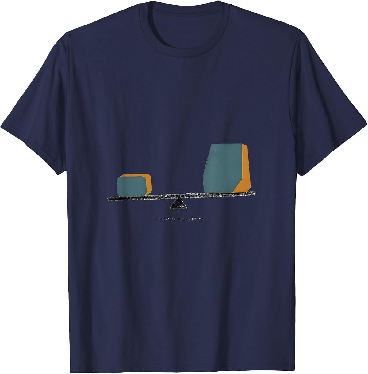 Men's You Keep Me In Equilibrium Funny Science Nerd Gift T-Shirt - Navy Blue