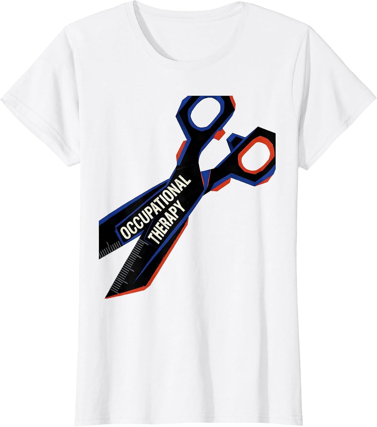 Occupational Therapy Geometric Retro OT Month Practitioner T-Shirt - White
