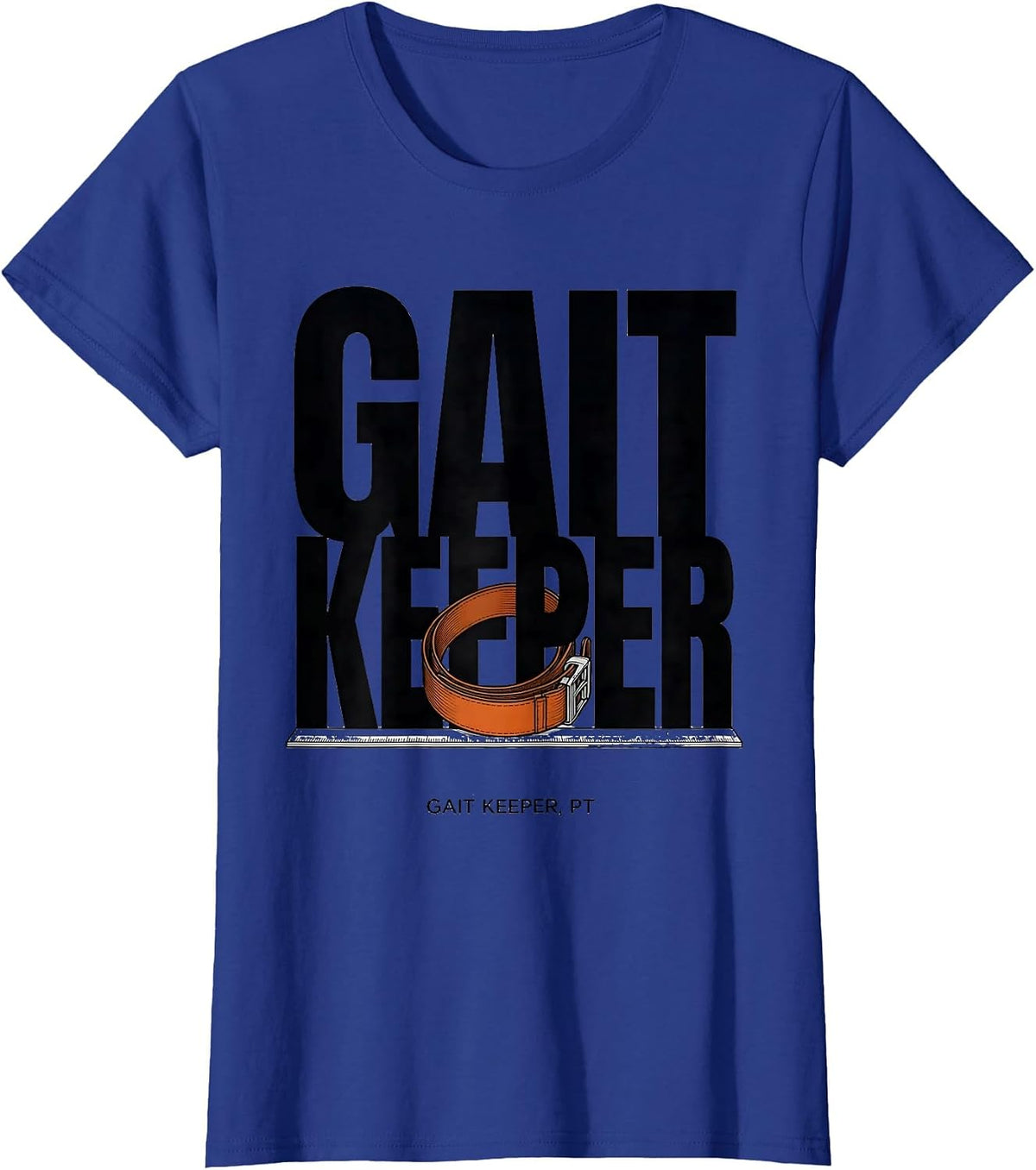 Women's Gait Keeper PT Occupational Therapy Halloween Trick T-Shirt - Royal Blue
