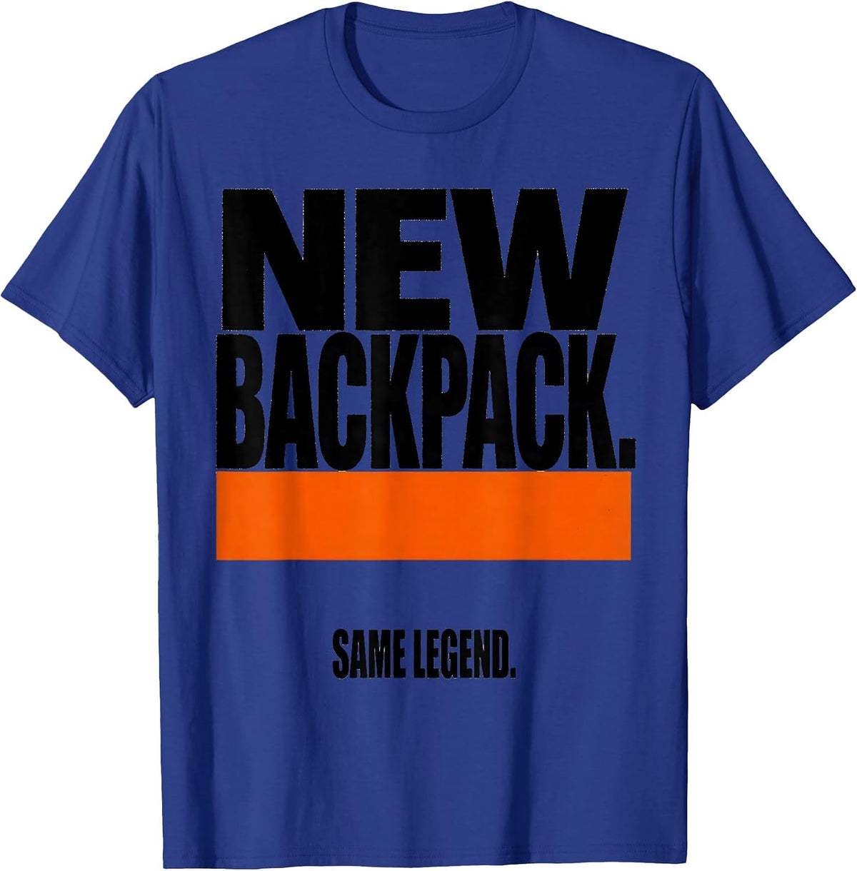 Men's New Backpack Same Legend Funny Teacher Back To School First T-Shirt - Royal Blue
