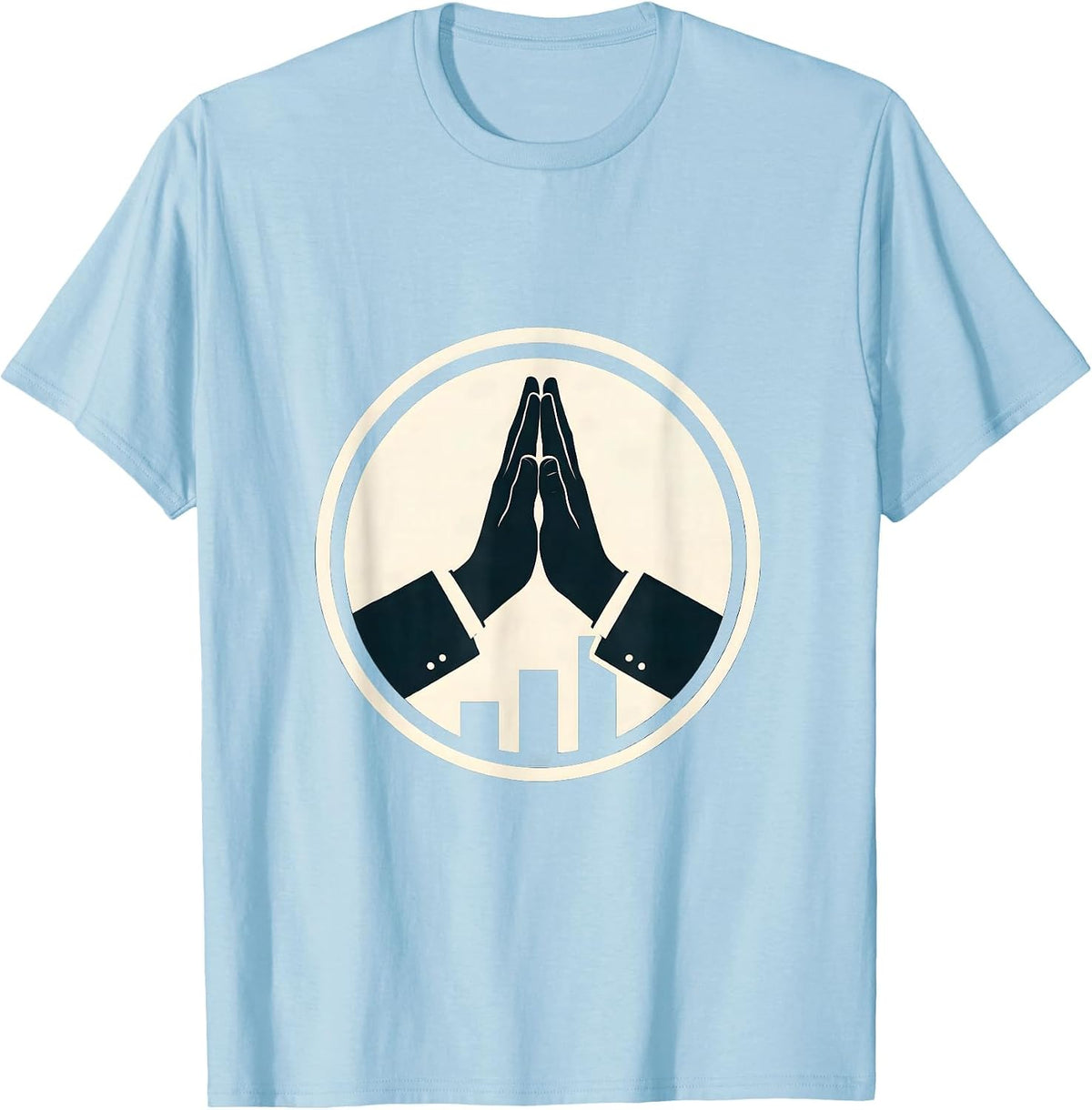 Men's Occupational Therapy High Five Milestone Celebration T-Shirt - Baby Blue