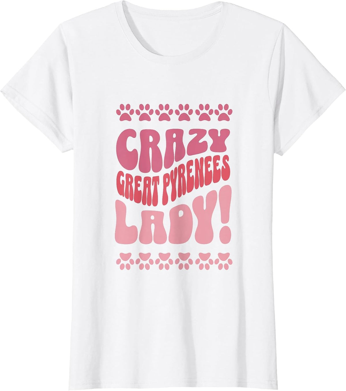Crazy Boston Terrier Lady Design for Dog Lovers T-Shirt - White