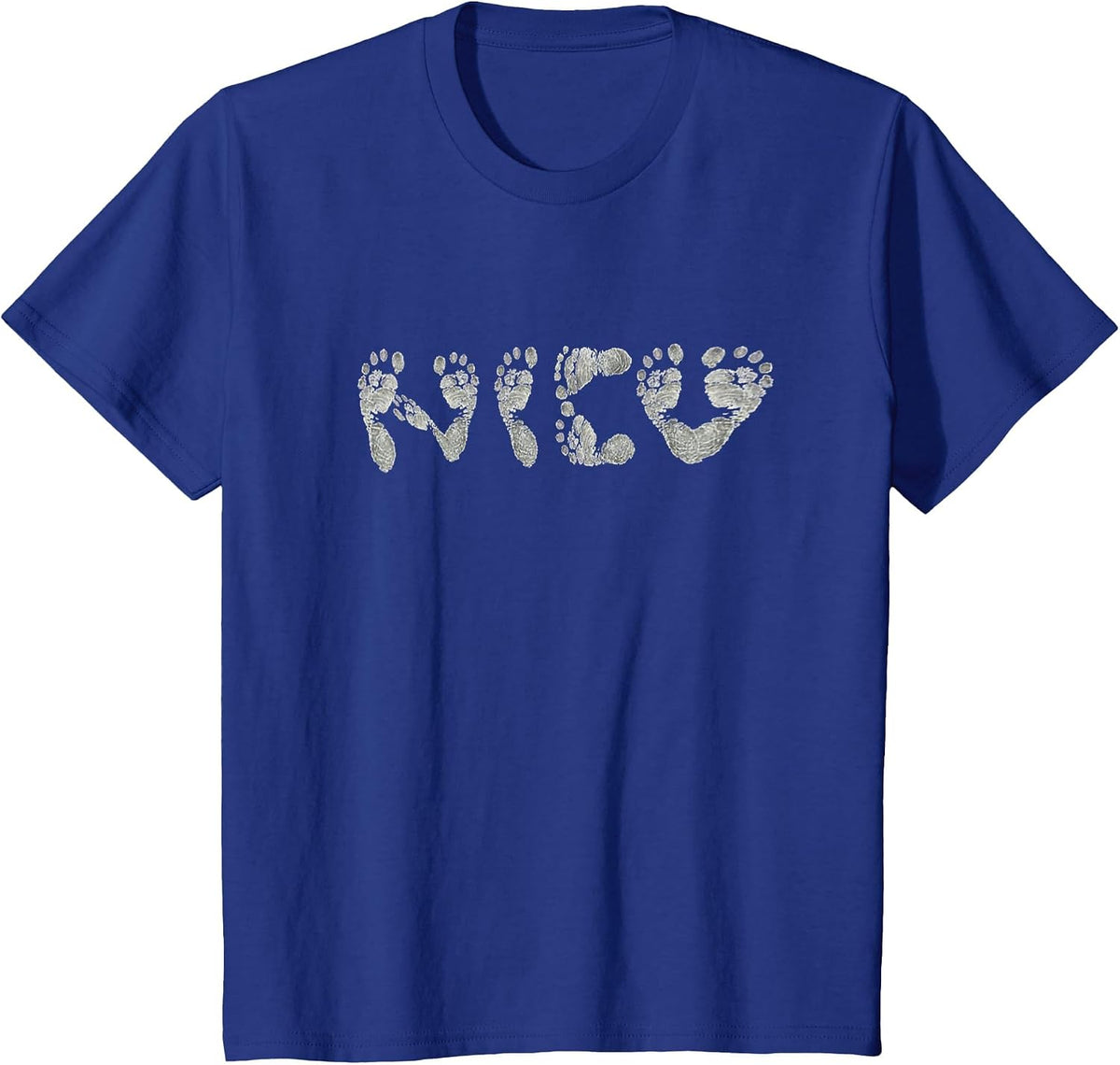 Baby Feet NICU T-Shirt - Royal Blue