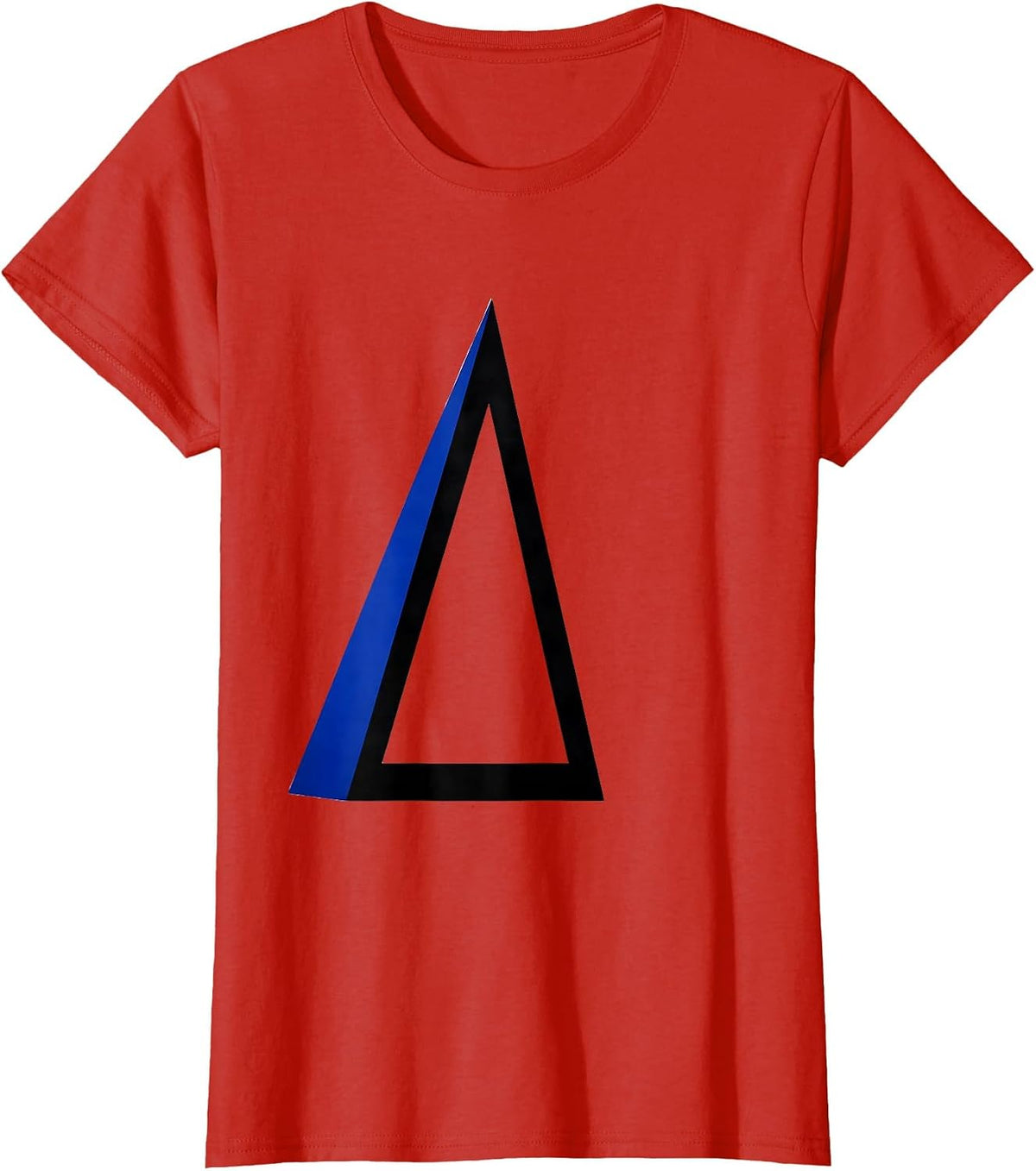 Women's Monumental Caret Funny Grammar Teacher Humor T-Shirt - Red