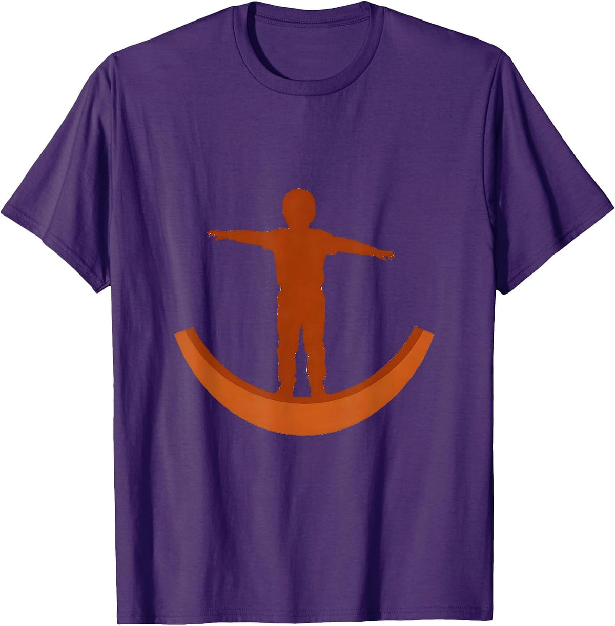Men's Occupational Therapy Child Wobble Board Balance T-Shirt - Purple