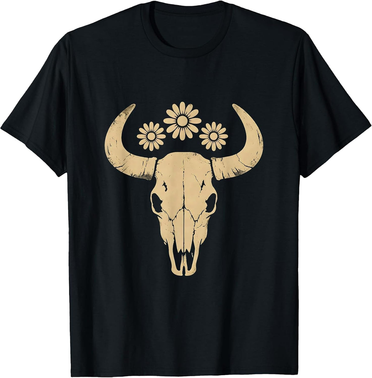 Men's Barrel Racing Cowgirl Full Gallop Western Design T-Shirt - Black