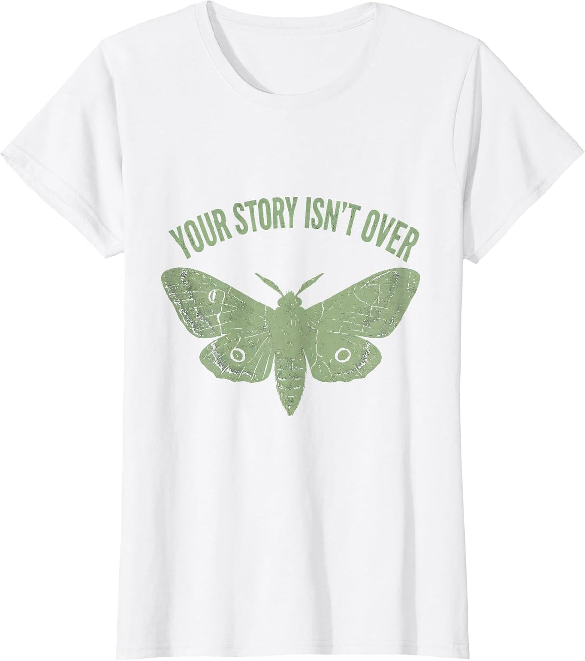 Your Story Isn't Over School Counselor Design T-Shirt - White