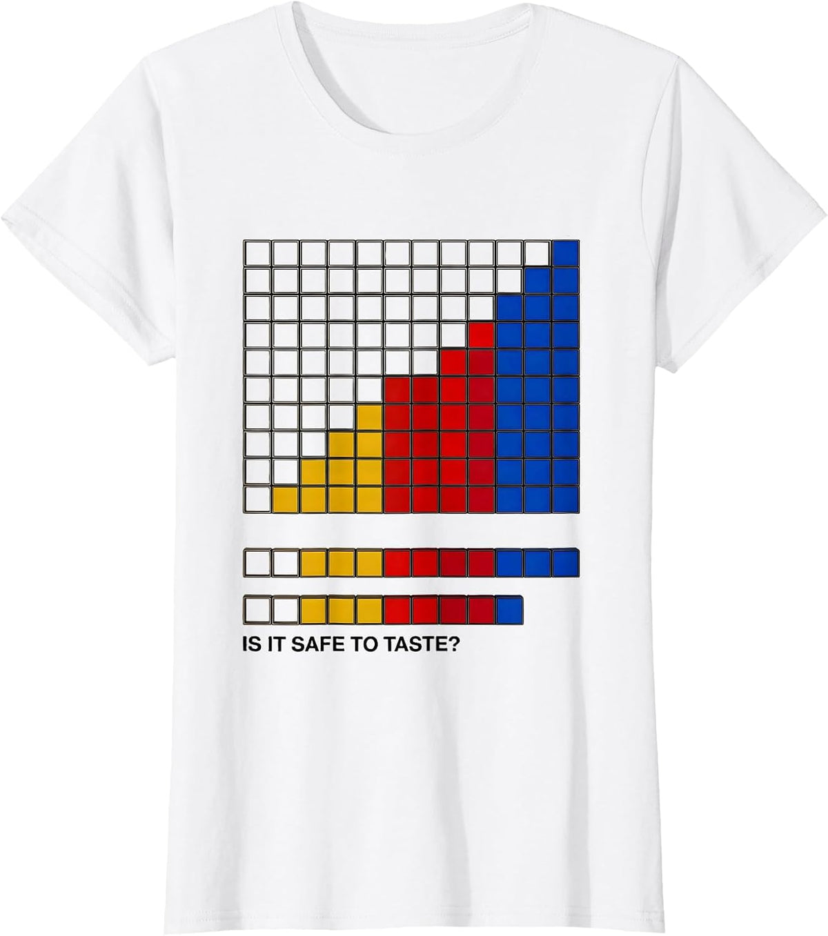 Women's Is It Safe To Taste Funny Periodic Table Science Teacher T-Shirt - White
