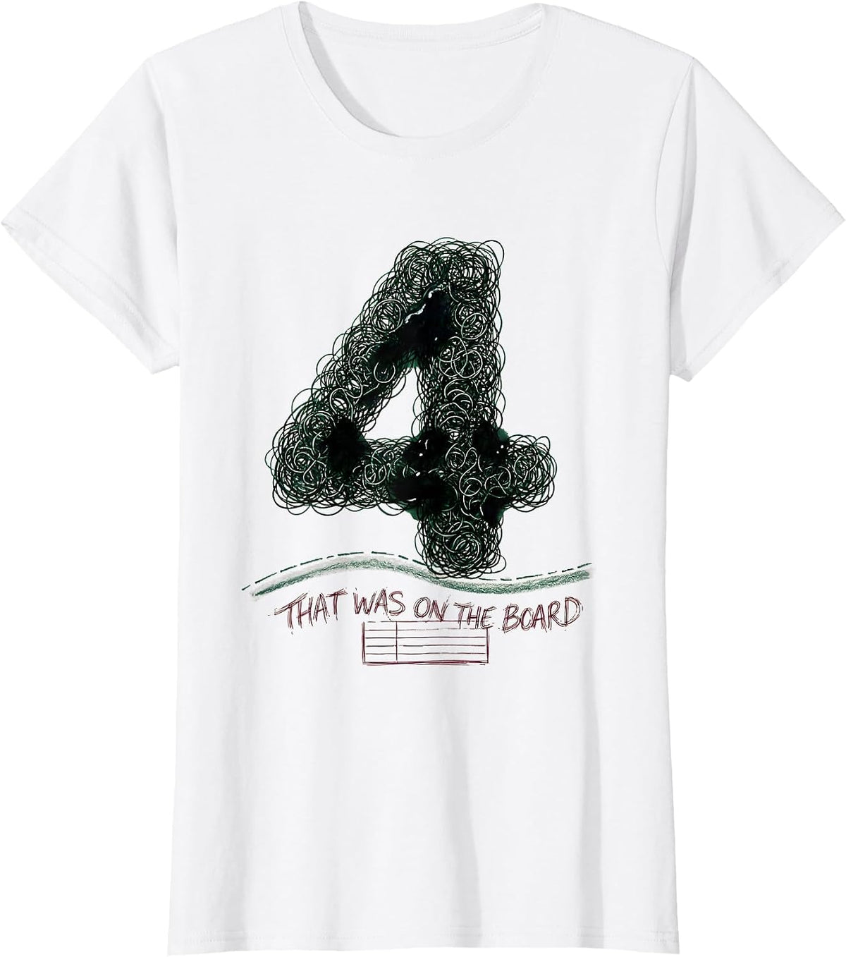 That Was On The Board Funny Teacher Definition Back To T-Shirt - White