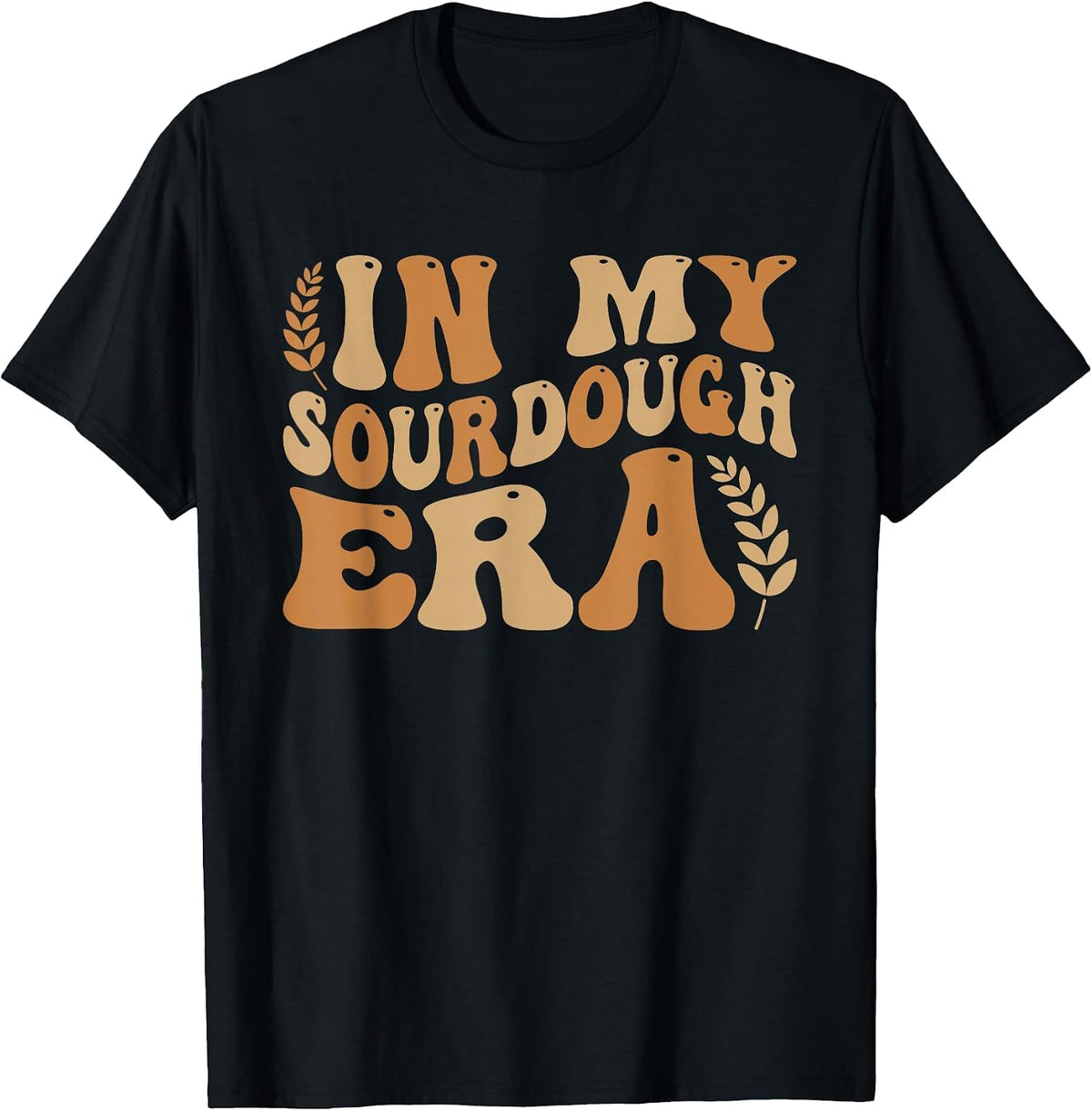 in My Sourdough Era Bread Baking Sourdough Enthusiast T-Shirt - Black