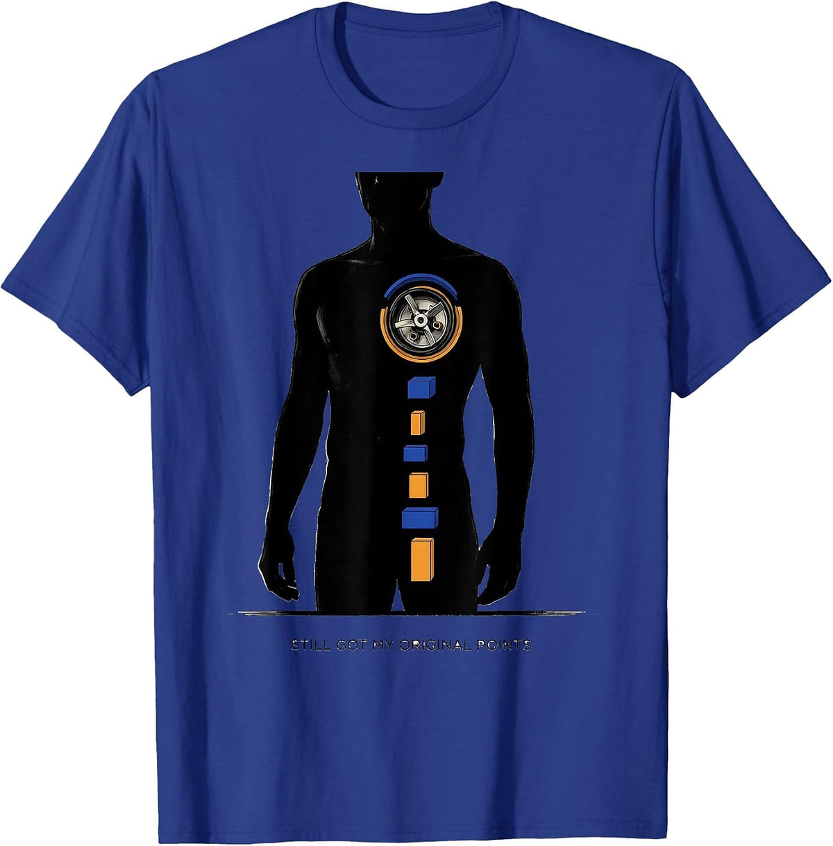 Men's Still Got My Original Points Classic Muscle Car Enthusiast T-Shirt - Royal Blue