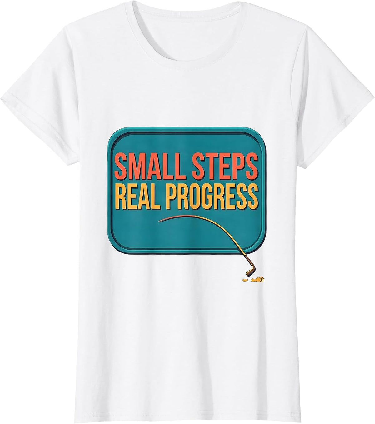 Small Steps, Real Progress Occupational Therapy Physical T-Shirt - White