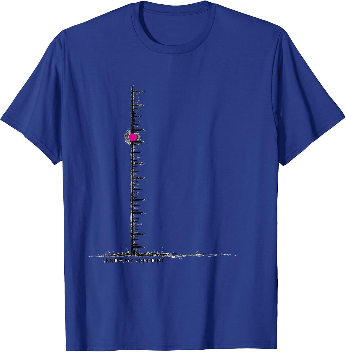 I Know My Endpoint Funny Science Chemistry Nerd Humor T-Shirt - Royal Blue