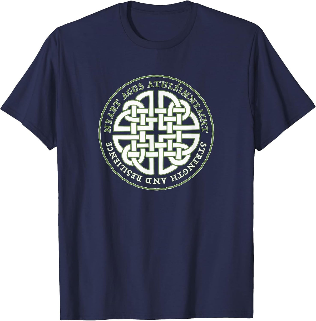 Celtic Heritage - Dara Knot T-Shirt - Navy Blue