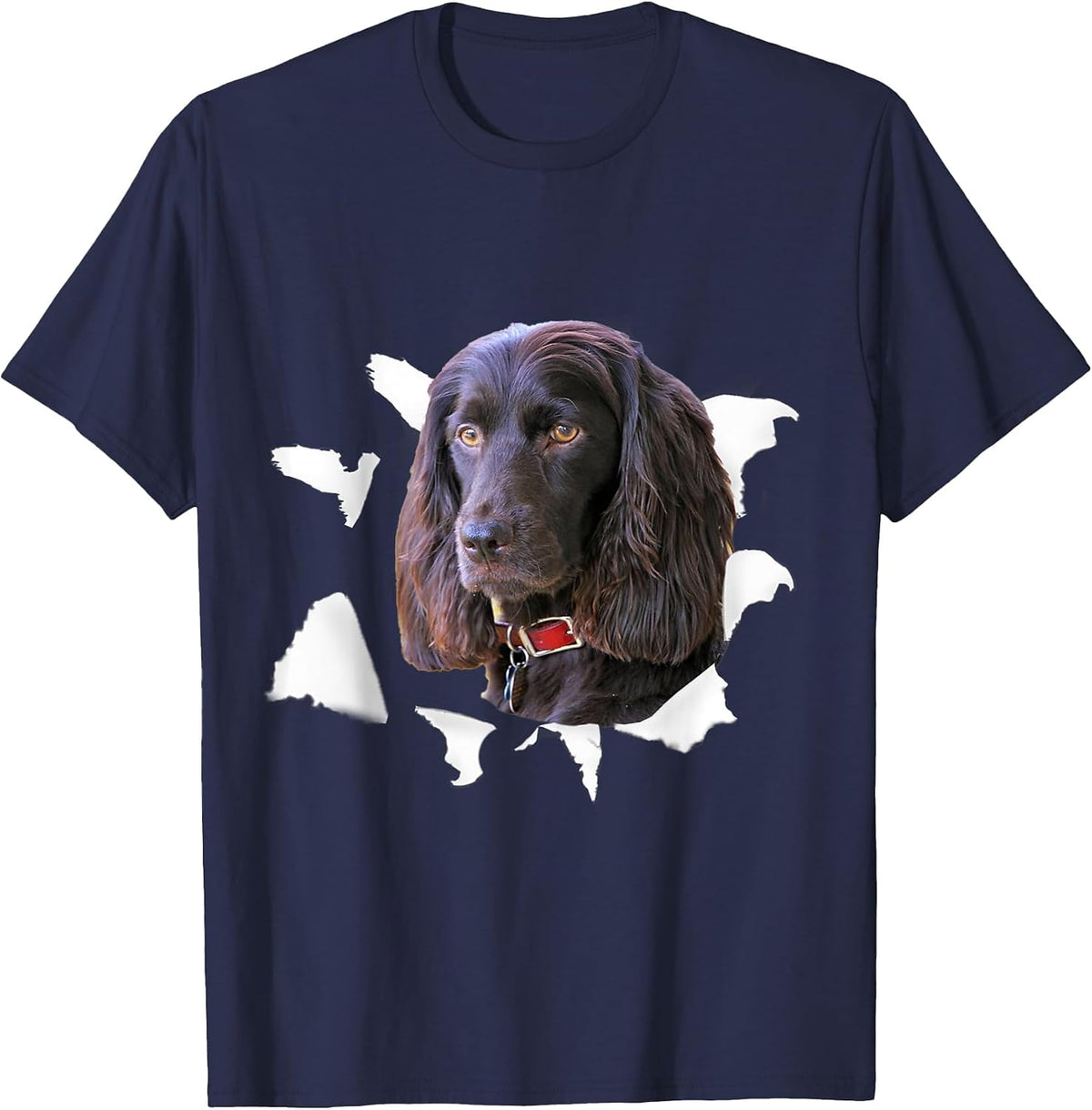 Boykin Spaniel Shirt - Boykin Spaniel Tshirt T-Shirt - Navy Blue