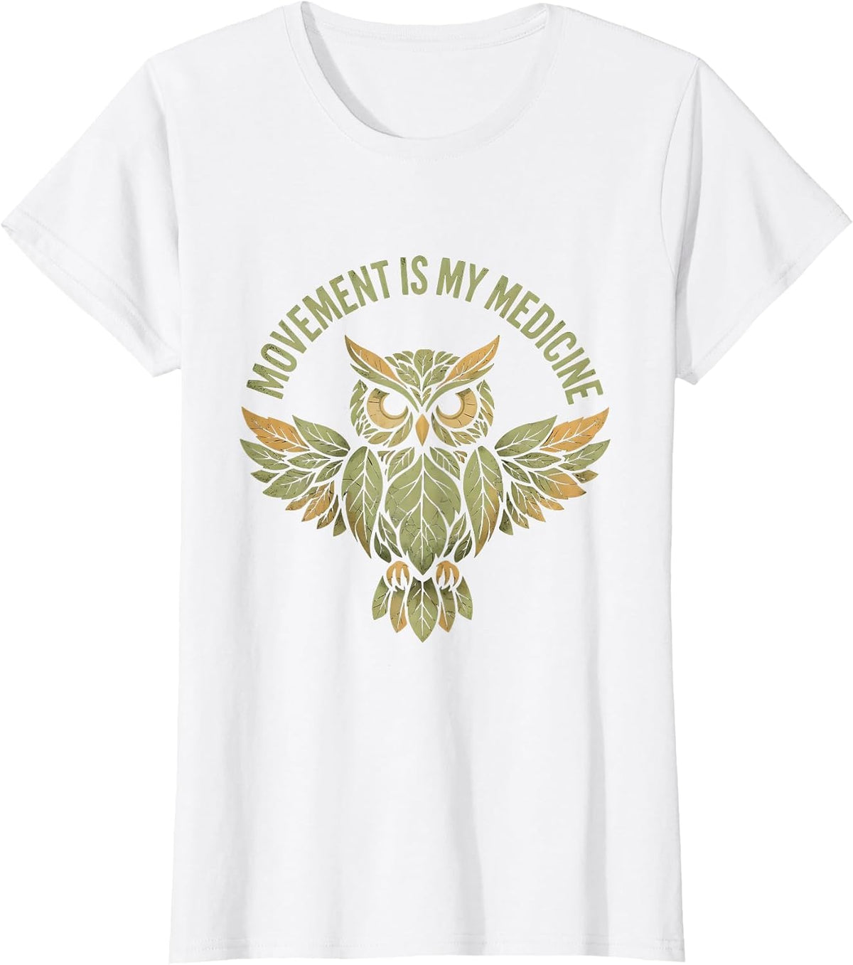 Women's Movement Is My Medicine Occupational Therapy Design T-Shirt - White