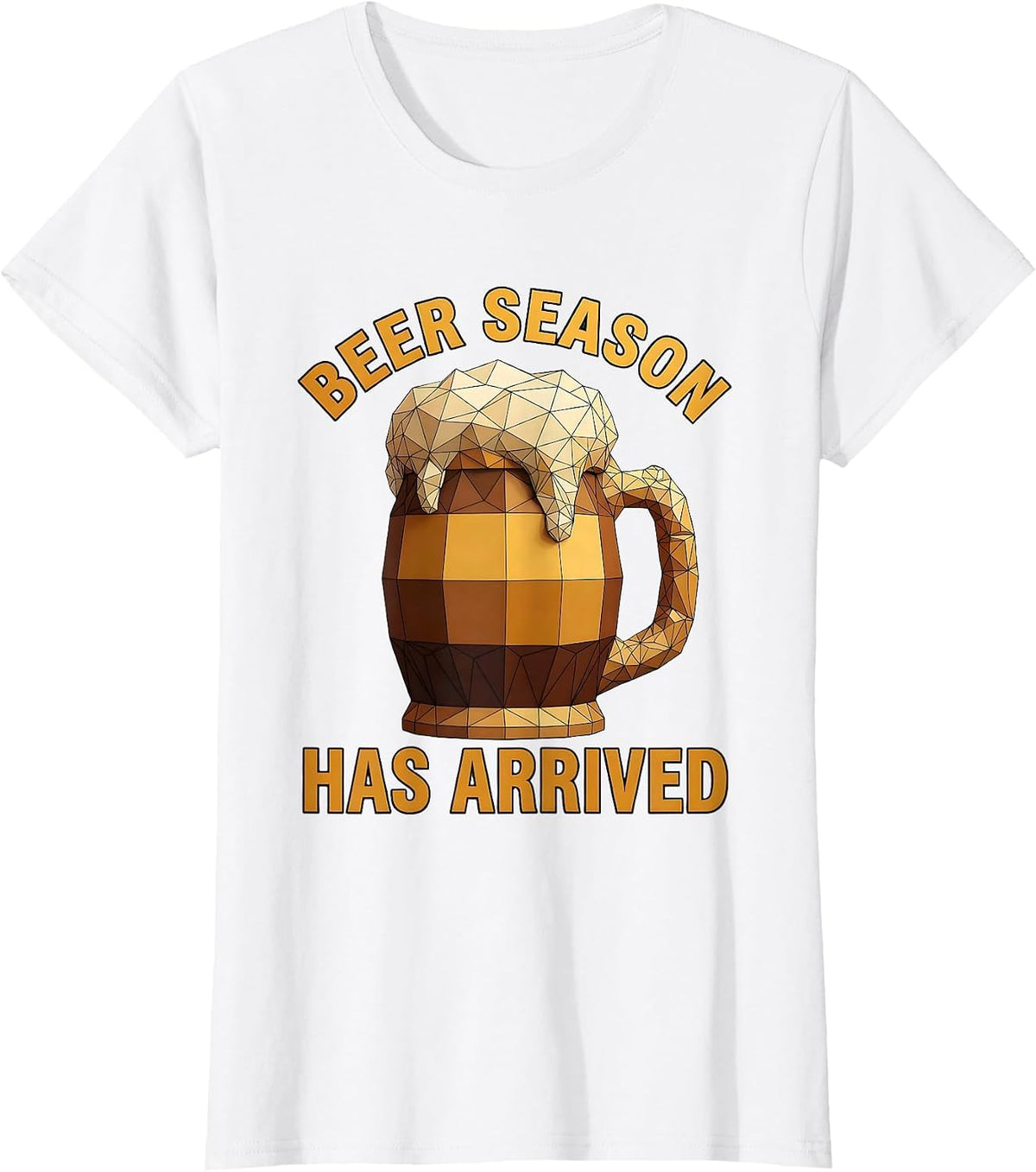 Beer Season Has Arrived Oktoberfest Design T-Shirt - White