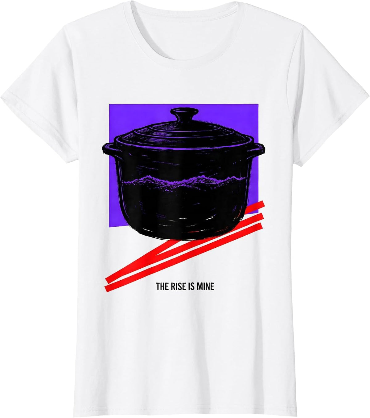 The Rise Is Mine Funny Sourdough Baker Bread Lover Gift T-Shirt - White